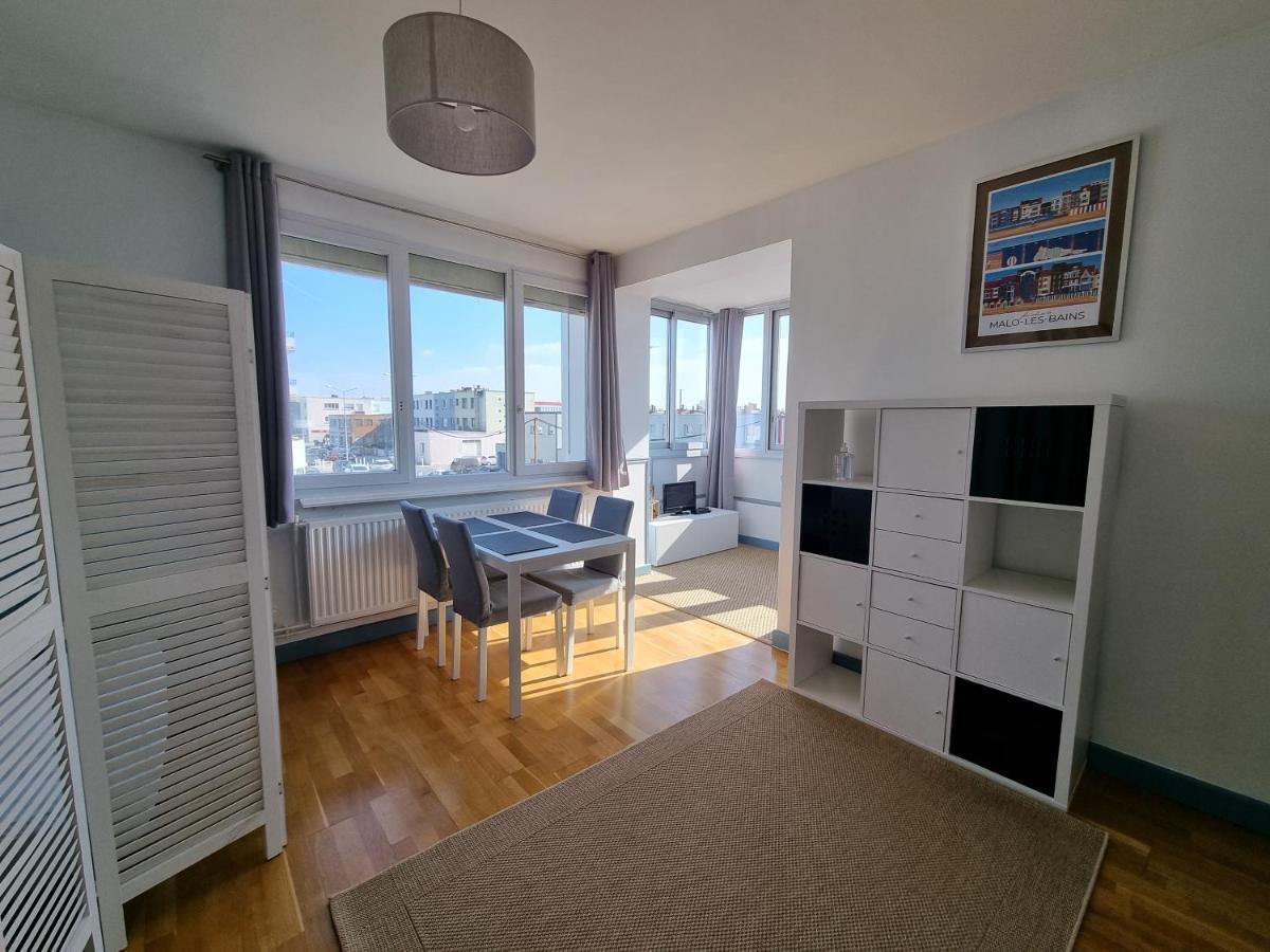 Studio Malouin - Sur La Digue De Malo Les Bains Avec Vue Sur Mer Exteriér fotografie